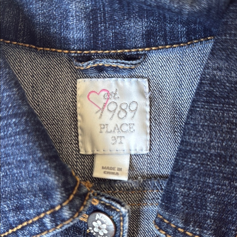 Kids Denim Jacket - Picture 2 of 4
